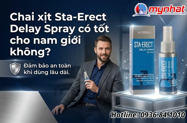 Tìm hiểu Chai xịt Sta-Erect Delay Spray là gì?