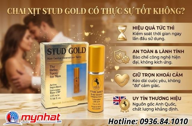Chai xịt Stud Gold có thực sự tốt không?