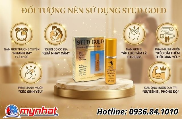Những nhóm đối tượng nào nên sử dụng xịt Stud Gold để đạt hiệu quả cao nhất?