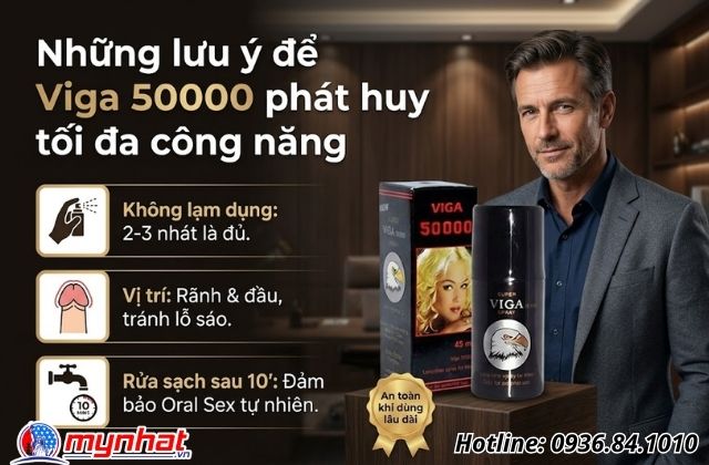 Những lưu ý để Viga 50000 phát huy tối đa công năng