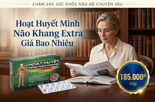 Hoạt Huyết Minh Não Khang Extra Giá Bao Nhiêu