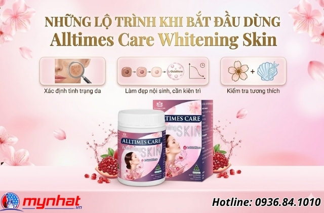 những lưu ý khi bắt đầu dùng alltimes care whitening skin
