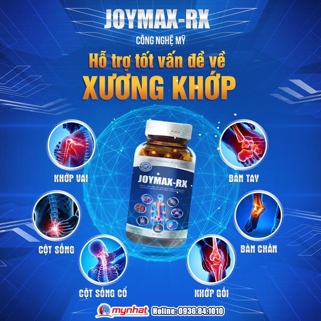 Joymax Rx hỗ trợ cải thiện các vấn đề xương khớp