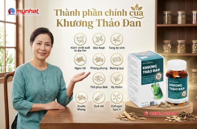 Thành phần chính của Khương Thảo Đan