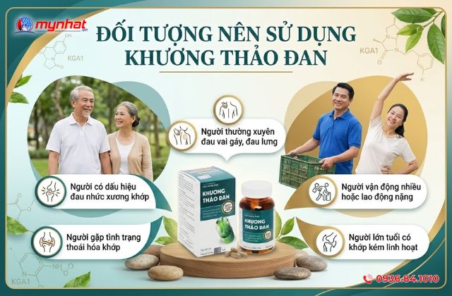 Đối tượng nên sử dụng Khương Thảo Đan