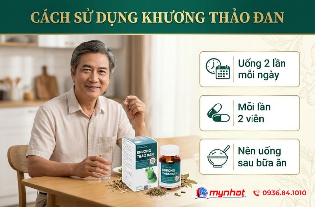 Cách sử dụng Khương Thảo Đan
