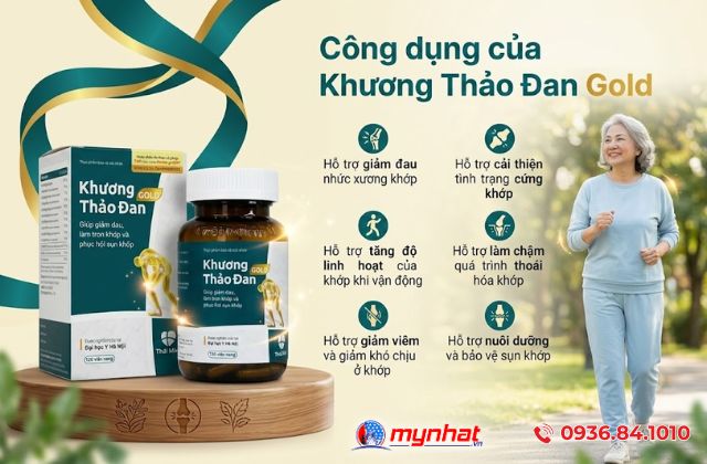 Công dụng của Khương Thảo Đan Gold
