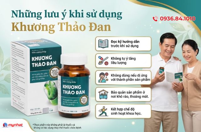 Những lưu ý khi sử dụng Khương Thảo Đan