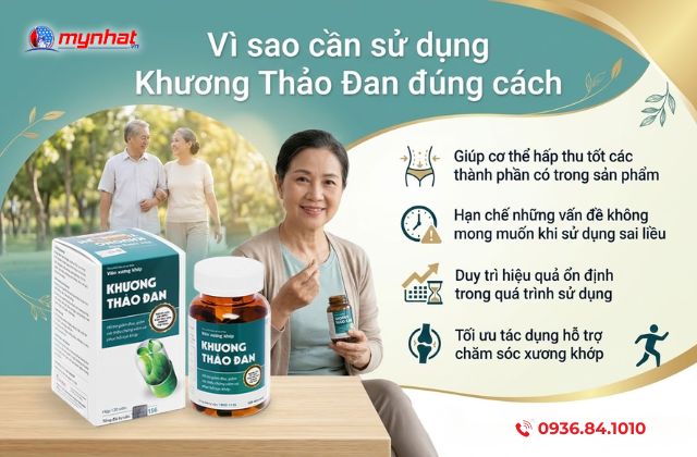 Vì sao cần sử dụng Khương Thảo Đan đúng cách