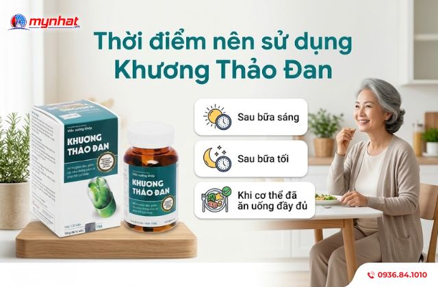 Thời điểm nên sử dụng Khương Thảo Đan