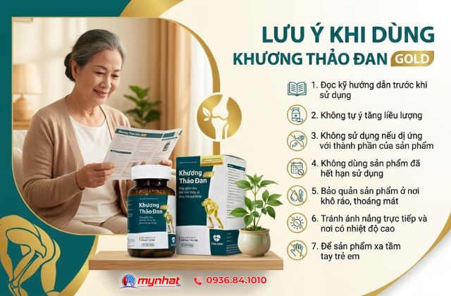 Những lưu ý khi sử dụng Khương Thảo Đan Gold