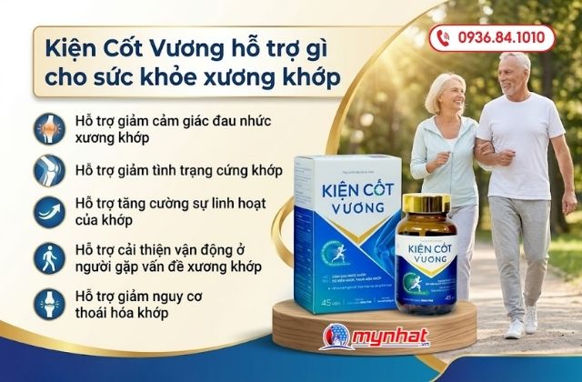 Kiện Cốt Vương hỗ trợ gì cho sức khỏe xương khớp