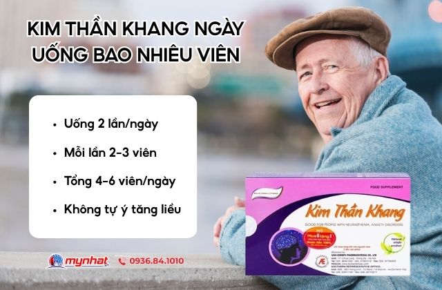 Kim thần khang ngày uống bao nhiêu viên