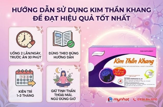 Cách sử dụng Kim Thần Khang để đạt hiệu quả tốt nhất