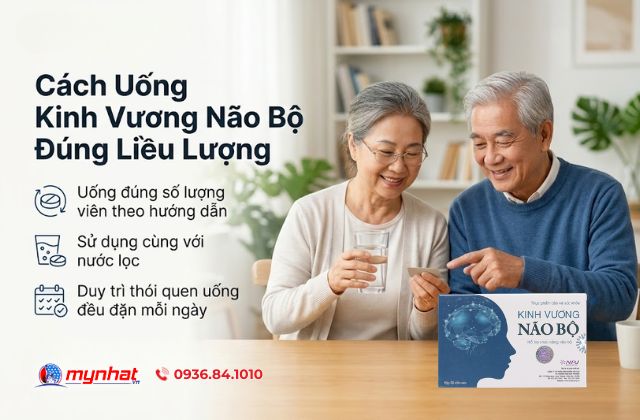 Cách Uống Kinh Vương Não Bộ Đúng Liều Lượng