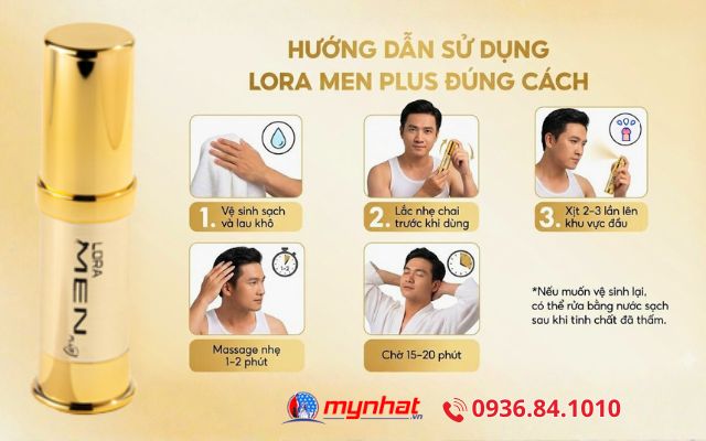 Hướng dẫn sử dụng Lora Men Plus 5ml