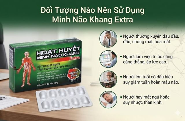 Đối Tượng Nào Nên Sử Dụng Minh Não Khang Extra?