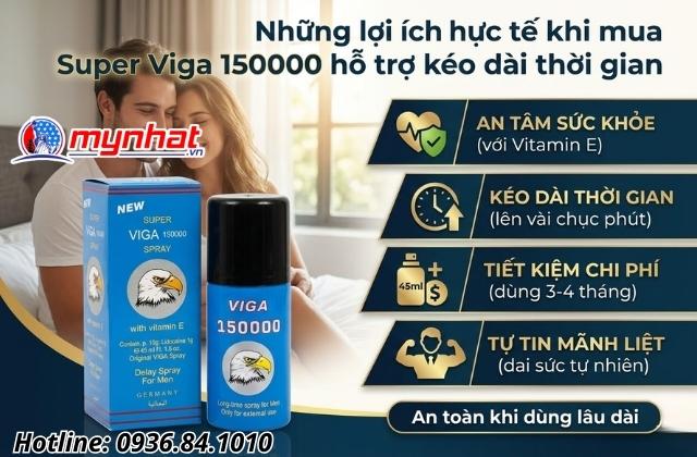 Những lợi ích thực tế khi mua Super Viga 150000 hỗ trợ kéo dài thời gian