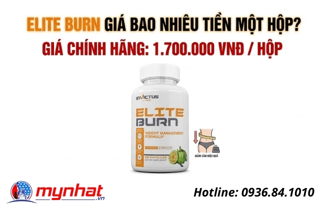 viên uống giảm cân Elite Burn bao nhiêu tiền một hộp?