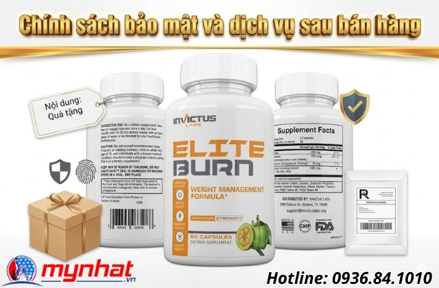 các chính sách bảo mật khi mua viên uống giảm cân Elite Burn