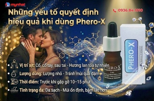 Những yếu tố quyết định hiệu quả khi dùng Phero-X