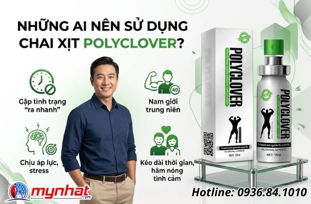 Những ai nên sử dụng chai xịt Polyclover?