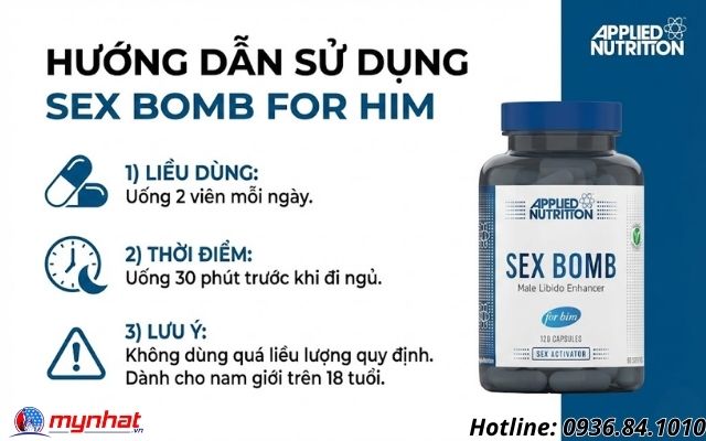 Hướng dẫn chi tiết cách sử dụng Sex Bomb For Him để đạt hiệu quả tối đa