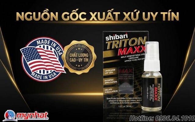 Nguồn gốc xuất xứ uy tín của sản phẩm Shibari Triton Maxx