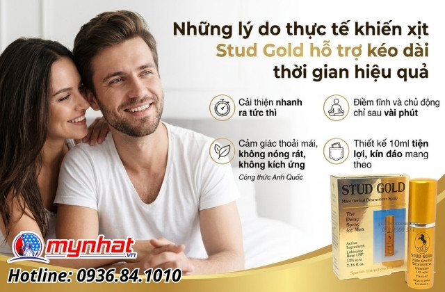 Những lý do thực tế khiến xịt Stud Gold hỗ trợ kéo dài thời gian hiệu quả