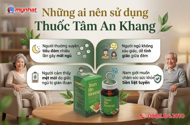 Những ai nên sử dụng Thuốc Tâm An Khang