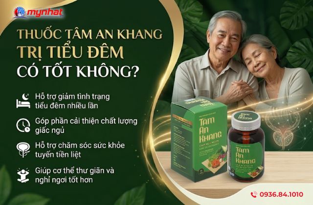 Thuốc Tâm An Khang trị tiểu đêm có tốt không