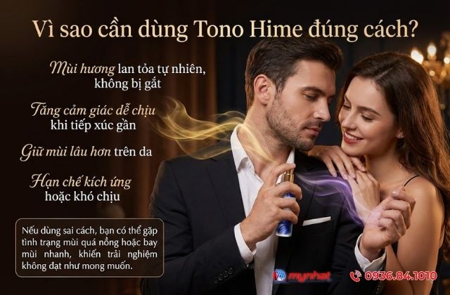 Vì sao cần dùng Tono Hime đúng cách?