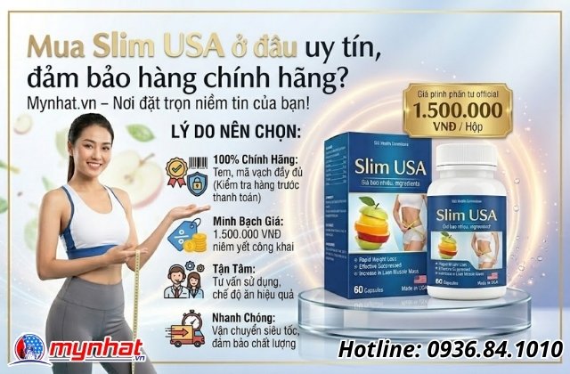 Mua Slim USA ở đâu uy tín, đảm bảo hàng chính hãng?