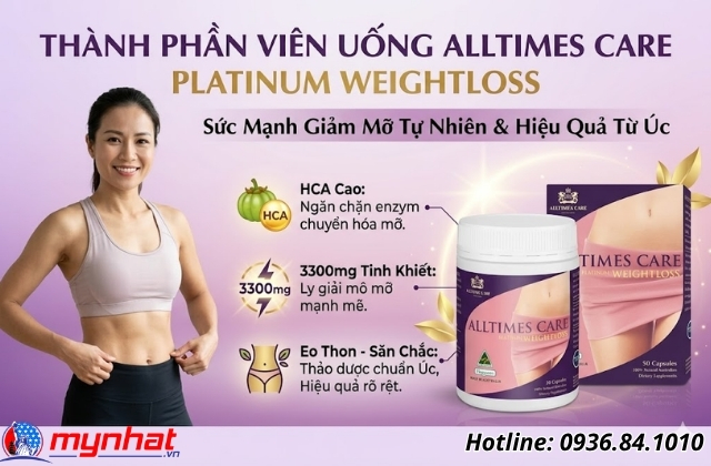 thành phần viên uống alltimes care platinum weightloss