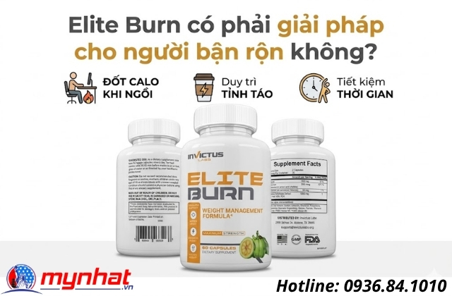 viên uống giảm cân Elite Burn có dành cho người bận rộn không?