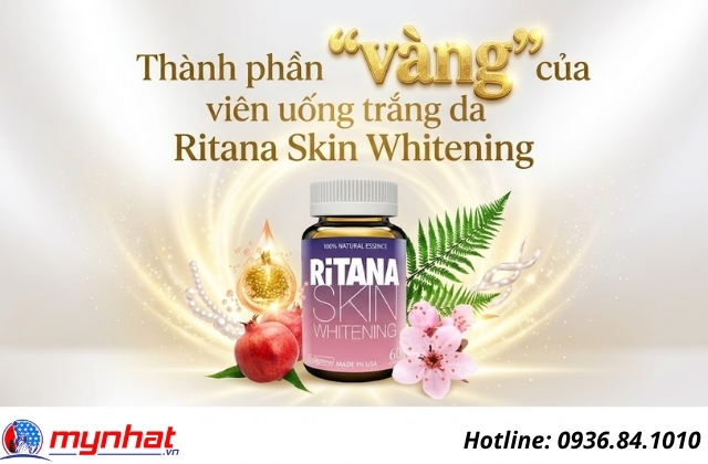 thành phần viên uống trắng da ritana skin whitening