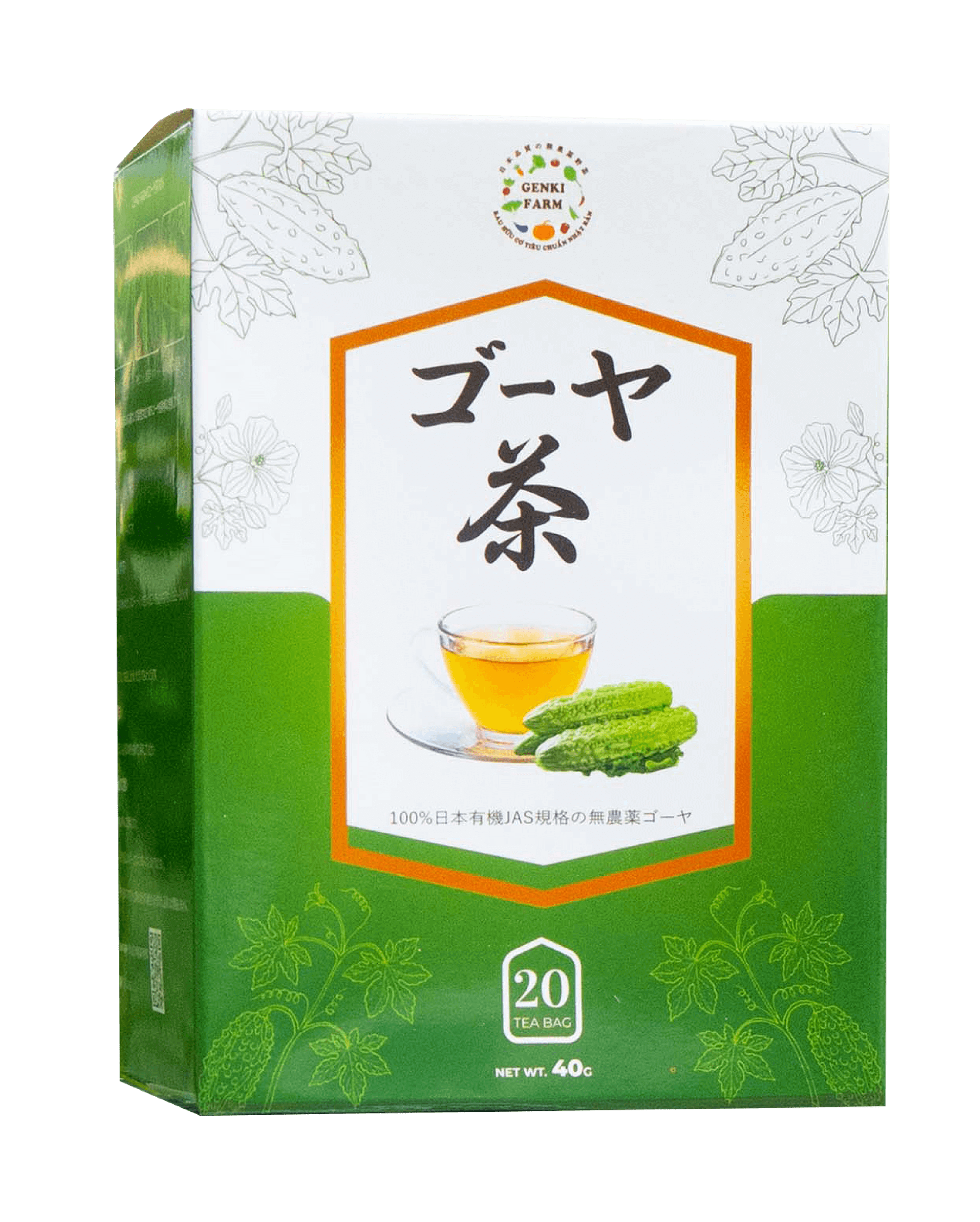 Trà mướp đắng hữu cơ GENKI FARM Nhật Bản