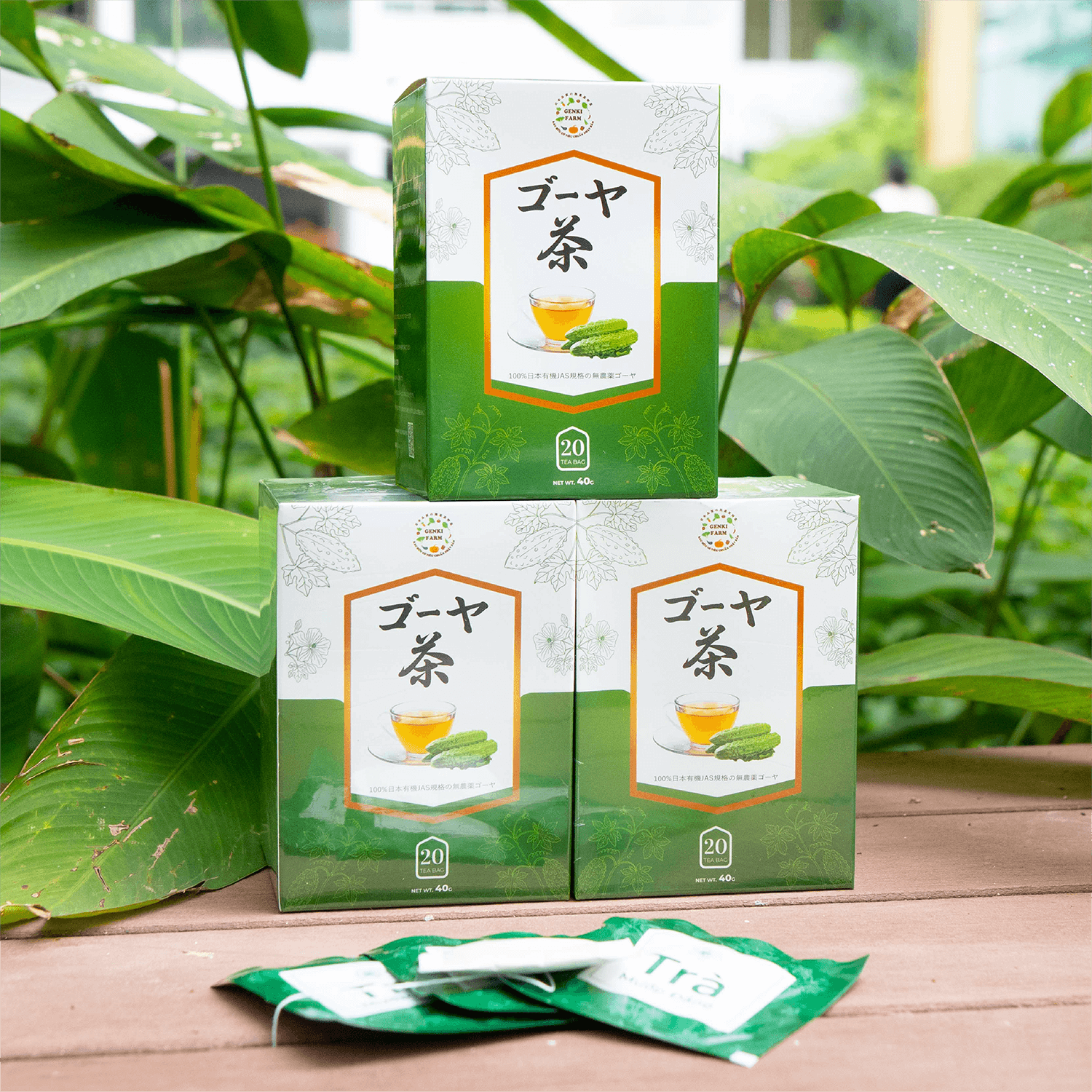 Trà mướp đắng hữu cơ GENKI FARM Nhật Bản