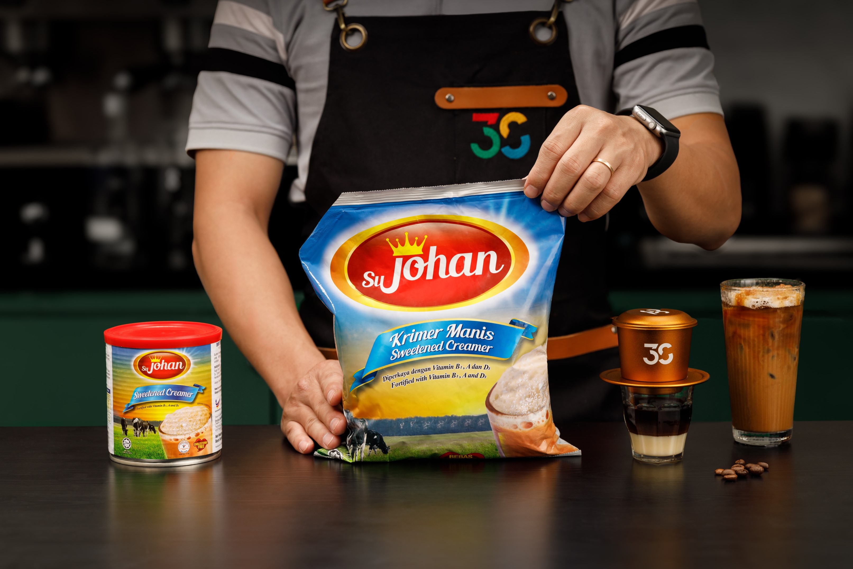 Sữa đặc Su Johan Malaysia phân phối độc quyền bởi Ecosy3S