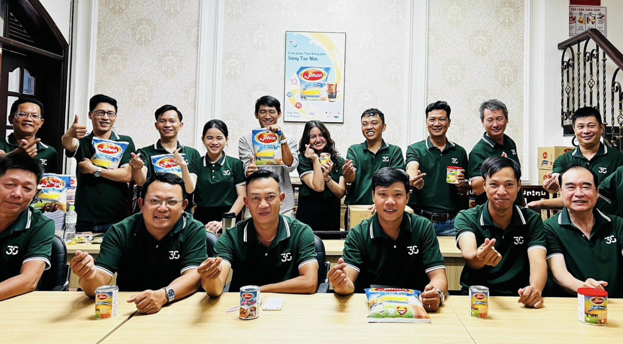 Buổi đào tạo dành cho các nhà phân phối sữa đặc Su Johan Malaysia tại Việt Nam