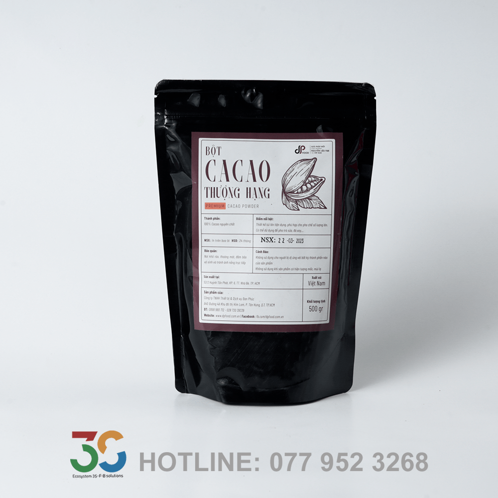 Bột Cacao Shagao (Túi 500gr)