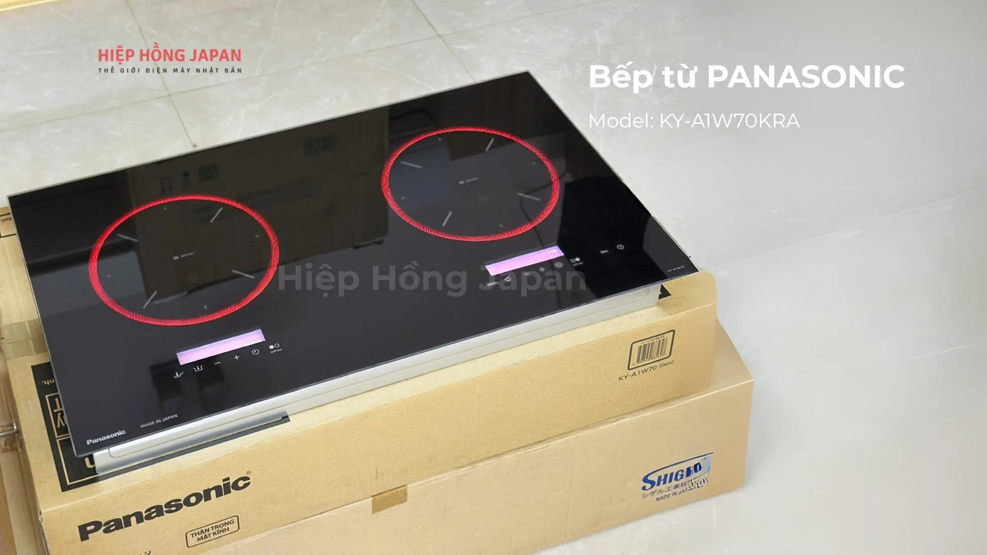Bếp từ Panasonic KY-A1W70KRA nhật Bản Hiephongjapan.vn