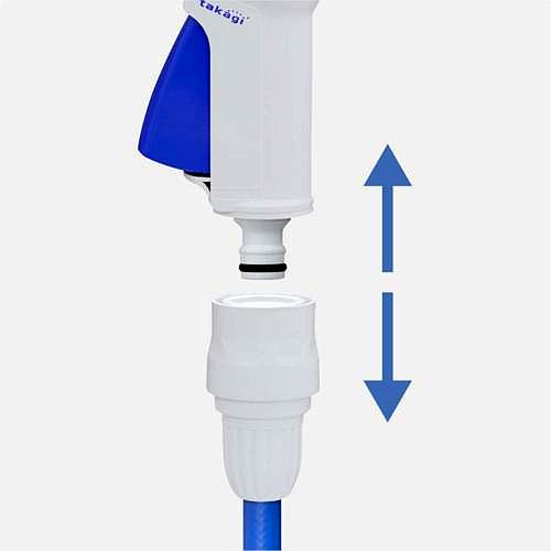 điểm nối tiện lợi, dễ dàng nối vòi dây tưới Takagi R715FJC2