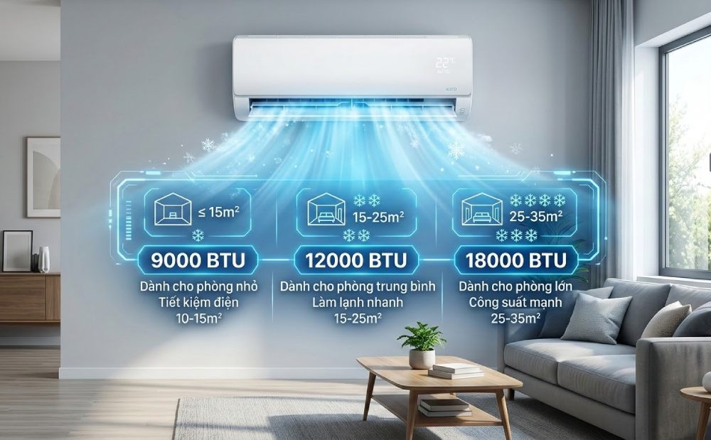 BTU điều hòa là gì? 