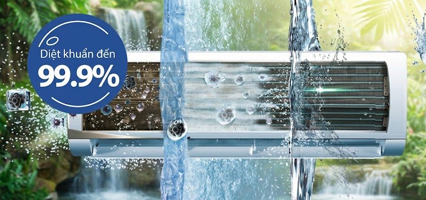 Công nghệ Auto Clean loại bỏ vi khuẩn và nấm mốc hiệu quả