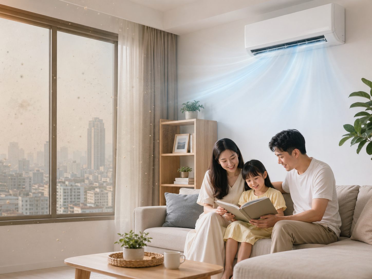 Gia đình Việt quan tâm công nghệ lọc khí trên điều hòa trong phòng kín