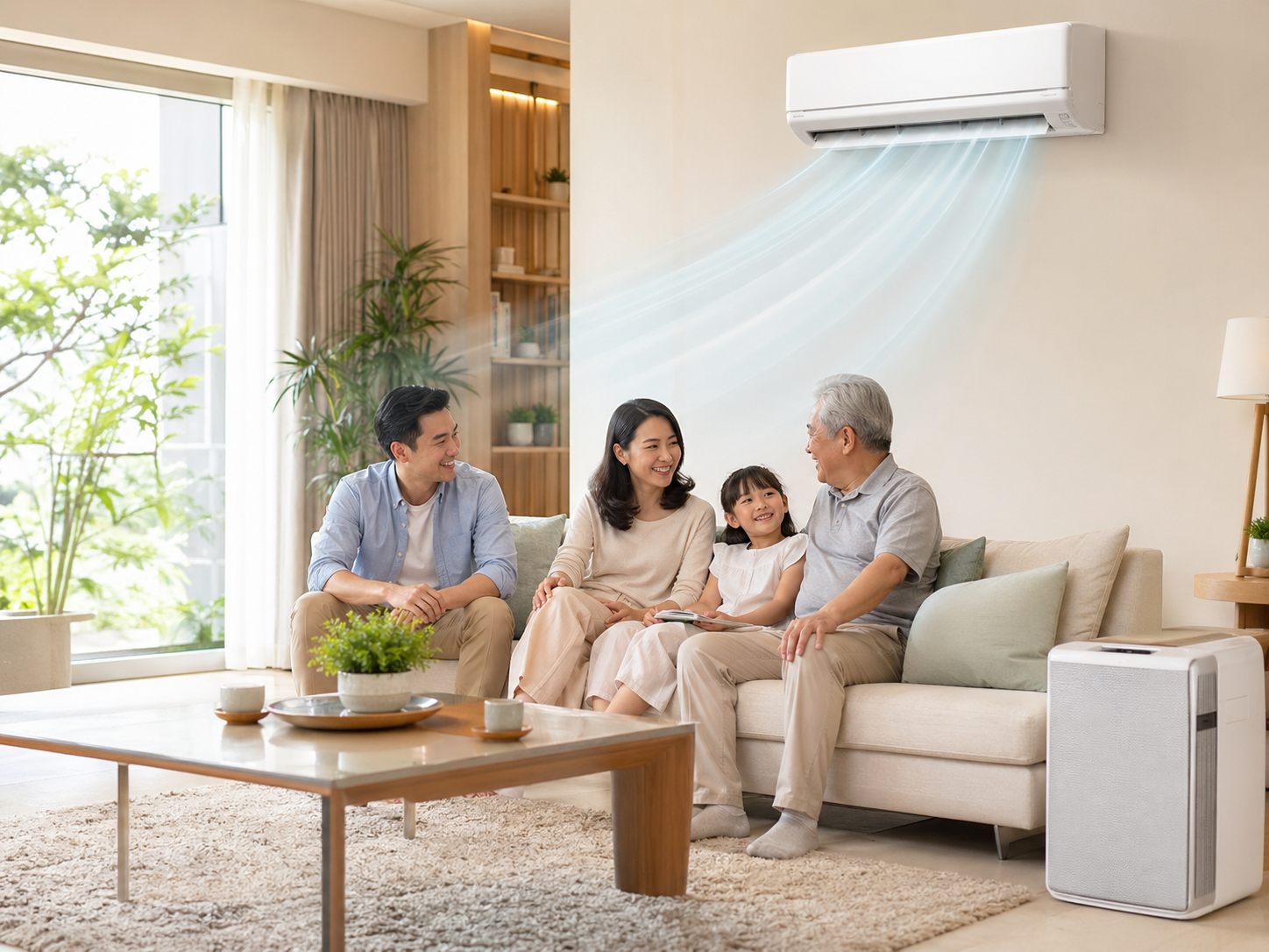 Điều hòa Plasma Quad phù hợp với gia đình Việt Nam có trẻ nhỏ và người cao tuổi