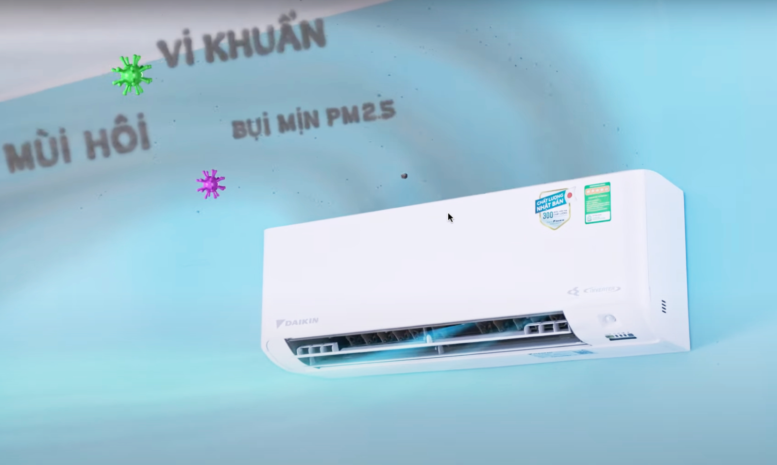 công nghệ streamer daikin trên điều hoà