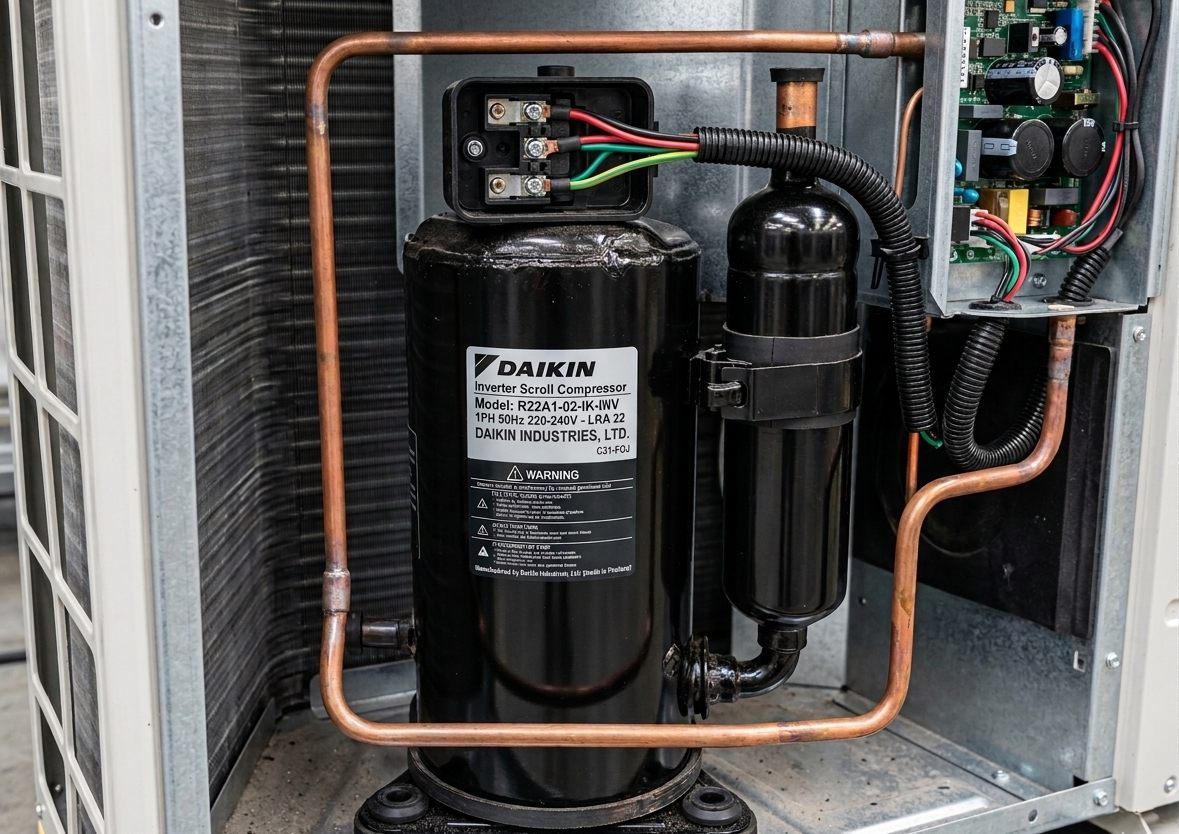 Lỗi L5 trên điều hòa Daikin từ máy nén (block)