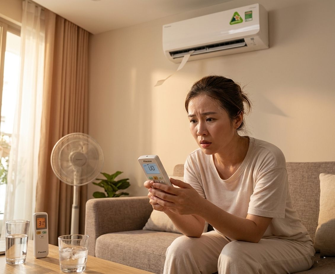 Dấu hiệu nhận biết lỗi U0 Daikin